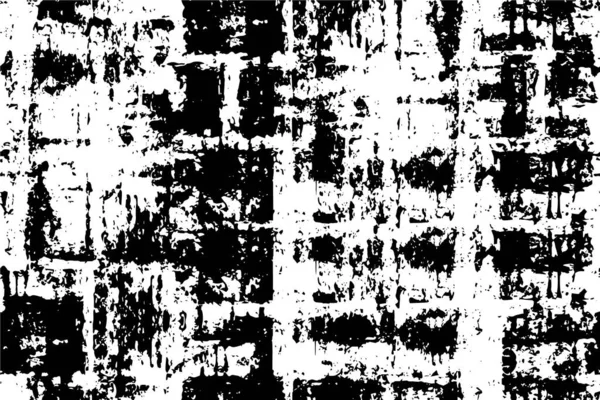 Sovrapposizione Vettoriale Grunge Texture Sfondo Bianco Nero Immagine Astratta Monocromatica — Vettoriale Stock