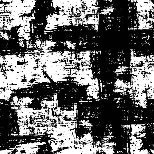 Sovrapposizione Vettoriale Grunge Texture Sfondo Bianco Nero Immagine Astratta Monocromatica — Vettoriale Stock