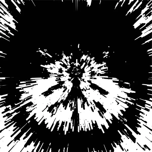 Textura Superpuesta Grunge Vectorial Fondo Blanco Negro Imagen Monocromática Abstracta — Archivo Imágenes Vectoriales