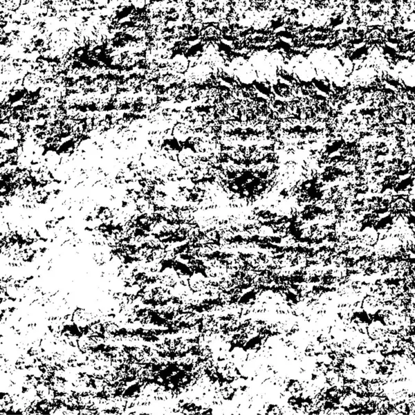 Векторна Текстура Гранжевого Накладання Чорно Білий Фон Абстрактне Монохромне Зображення — стоковий вектор