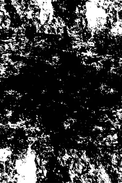 Texture Vectorielle Superposition Grunge Fond Noir Blanc Image Monochrome Abstraite — Image vectorielle