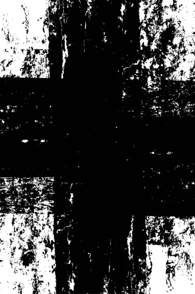 Vektorillustration Schwarz Weißer Abstrakter Hintergrund Grunge Textur — Stockvektor