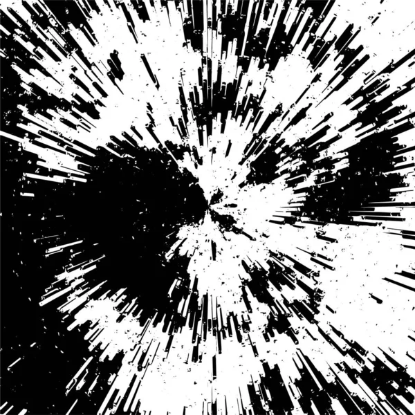 Abstrato Fundo Preto Branco Textura Grunge Ilustração Vetorial — Vetor de Stock