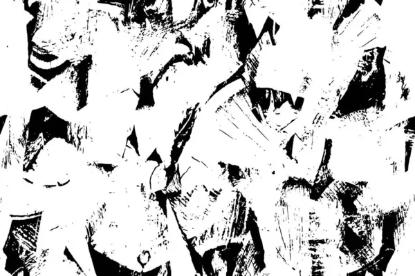 Latar Belakang Grunge Abstrak Tekstur Hitam Dan Putih Ilustrasi Vektor - Stok Vektor