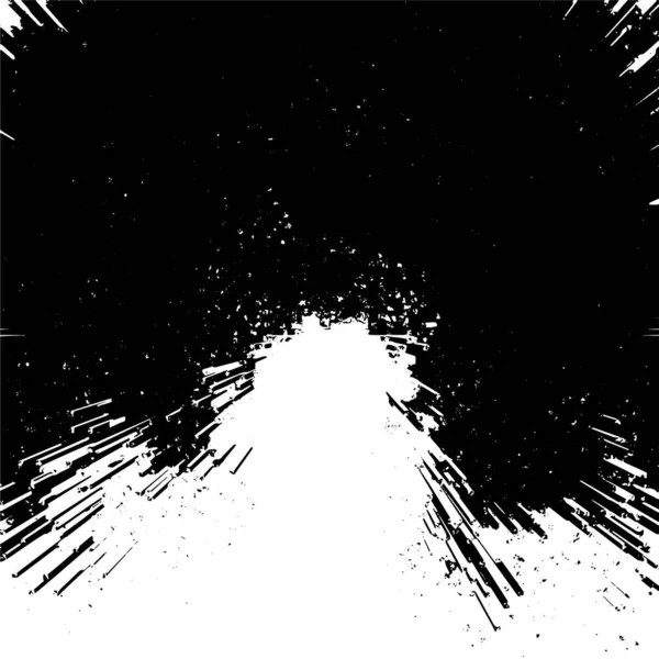 Zwart Wit Textuur Abstracte Grunge Achtergrond Vectorillustratie — Stockvector