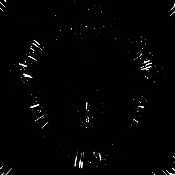 Abstrait Fond Noir Blanc Texture Superposition Affligée — Image vectorielle
