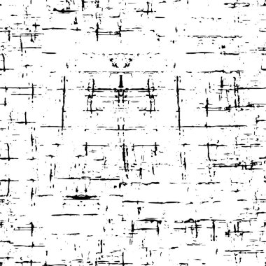 Siyah ve beyaz renklerde soyut grunge arkaplanı. vektör illüstrasyonu