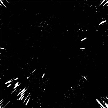 Siyah ve beyaz renklerde sıkıntılı doku ve çizikler