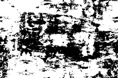 Siyah ve beyaz renklerde sıkıntılı doku ve çizikler