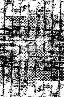 Kaba ve basit bir desen, inişli çıkışlı vuruşlarla yapılmış.