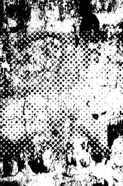 Kaba ve basit bir desen, inişli çıkışlı vuruşlarla yapılmış.