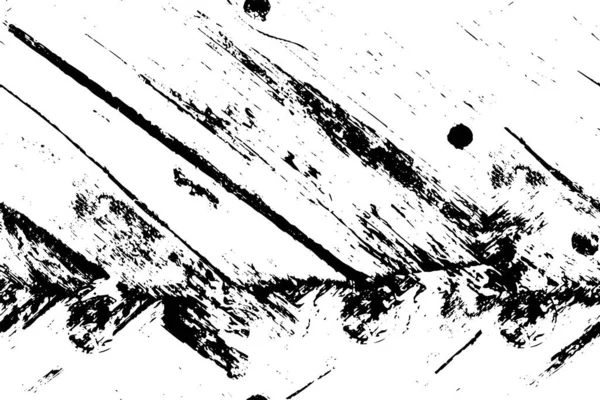 Проблемная Текстура Черно Белых Цветах Царапинах — стоковый вектор