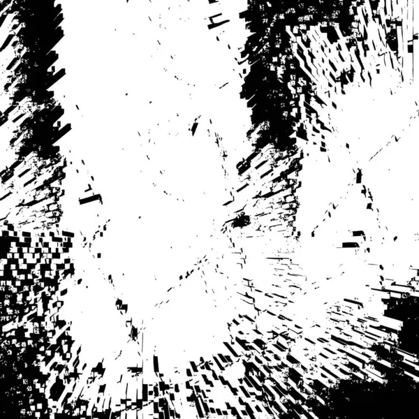 Siyah Beyaz Renklerde Sıkıntılı Doku Çizikler — Stok Vektör