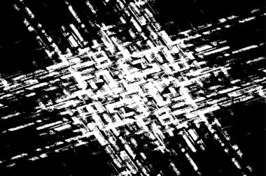 Kaba ve basit bir desen, inişli çıkışlı vuruşlarla yapılmış.