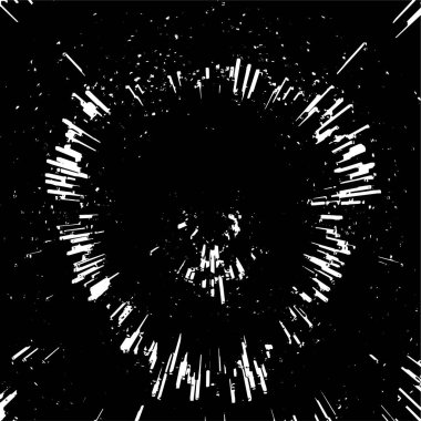 Kaba ve basit bir desen, inişli çıkışlı vuruşlarla yapılmış.