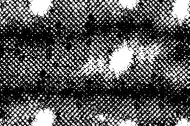 Kaba ve basit bir desen, inişli çıkışlı vuruşlarla yapılmış.