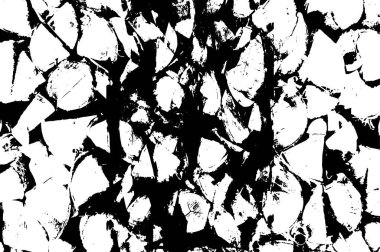 Tek renkli, mürekkepli yaratıcı çizim. grunge dokusu