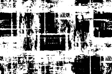 Tek renkli, mürekkepli yaratıcı çizim. grunge dokusu