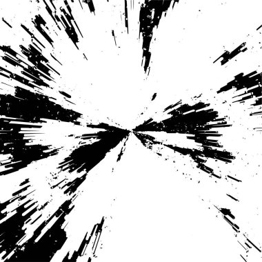 Tek renkli, mürekkepli yaratıcı çizim. grunge dokusu