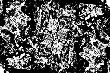 Tek renkli, mürekkepli yaratıcı çizim. grunge dokusu