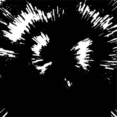 siyah ve beyaz doku, grunge arkaplan, soyut yarım ton vektör çizimi 