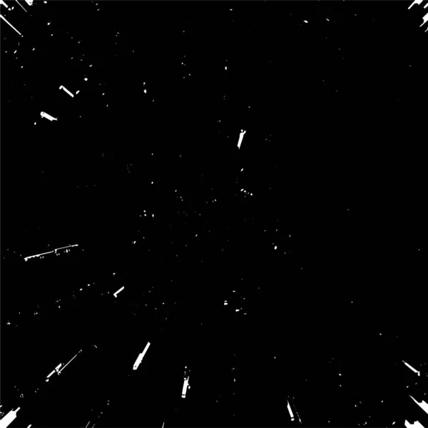 Fundo Grunge Preto Branco Superfície Abstrata Com Linhas Rachaduras Ilustração — Vetor de Stock