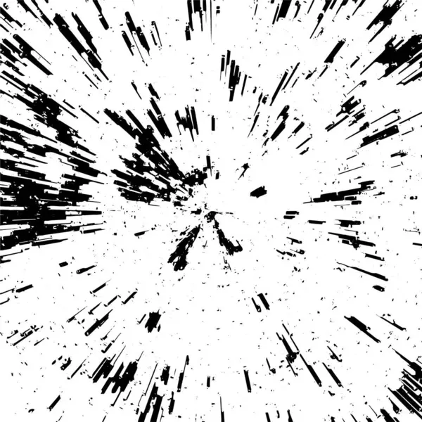 Чорно Білий Гранжевий Фон Абстрактна Поверхня Лініями Тріщинами Векторна Ілюстрація — стоковий вектор