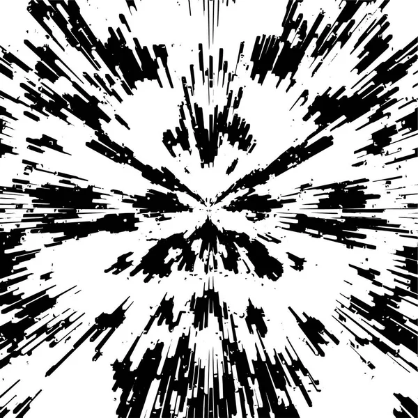Schwarz Weißer Grunge Hintergrund Abstrakte Oberfläche Mit Linien Und Rissen — Stockvektor