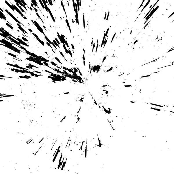 Fond Grunge Noir Blanc Surface Abstraite Avec Lignes Fissures Illustration — Image vectorielle