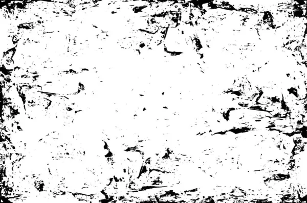 Ilustración Creativa Monocromática Con Tinta Textura Grunge — Archivo Imágenes Vectoriales