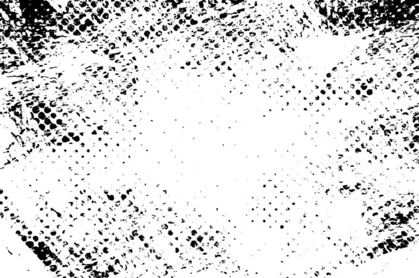 Monochrome Kreative Illustration Mit Tinte Grunge Textur — Stockvektor