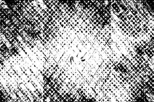 Textura Blanco Negro Fondo Grunge Ilustración Abstracta Vector Medio Tono — Archivo Imágenes Vectoriales