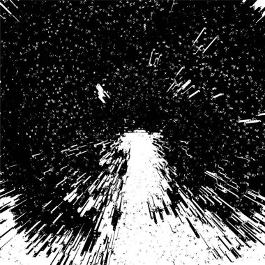 Sert grunge desenli tasarım. Suluboya kuru fırça darbeleri dokuyu etkiler. Solmuş kağıt dokusu. Çizgi film pop sanat tasarımı