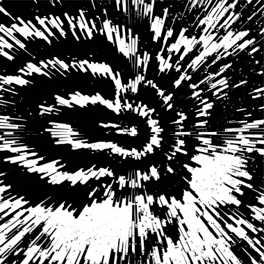 Siyah ve beyaz grunge arka plan, çizgiler ve çatlaklarla soyut yüzey. vektör illüstrasyonu 
