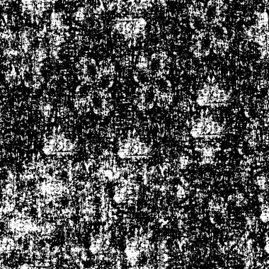  Siyah ve beyaz desenli pis bir duvar dokusu.