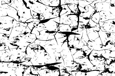 Çizik ve çatlaklarla monokrom dokusu