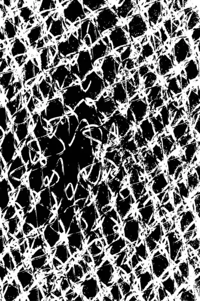Een Grungy Textuur Van Een Muur Met Een Zwart Wit — Stockvector