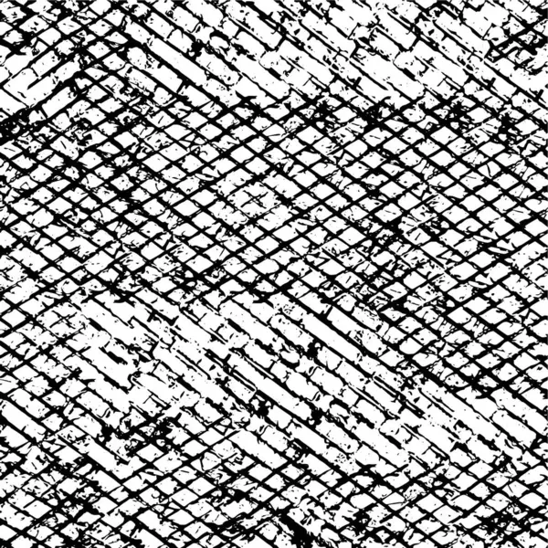 Eine Grunzige Textur Einer Wand Mit Schwarz Weißem Muster — Stockvektor