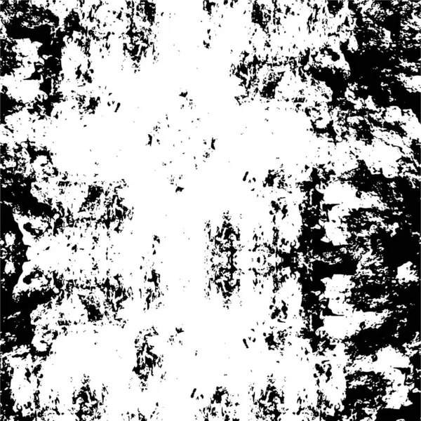 Черно Белая Гранж Текстура — стоковый вектор
