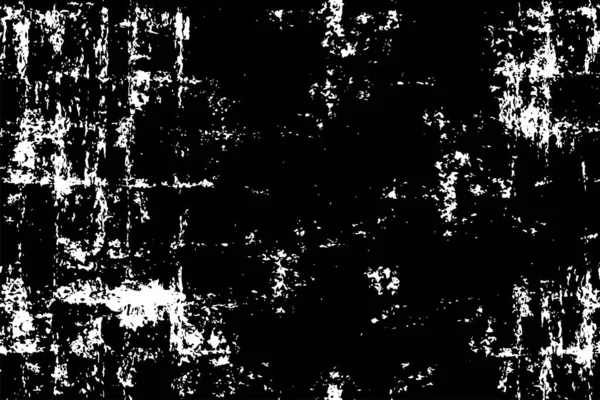 Ein Schwarz Weißer Strukturierter Hintergrund Mit Rauer Textur — Stockvektor