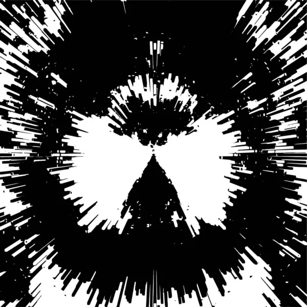 Чорно Білий Гранжевий Фон Абстрактна Поверхня Лініями Тріщинами Векторна Ілюстрація — стоковий вектор