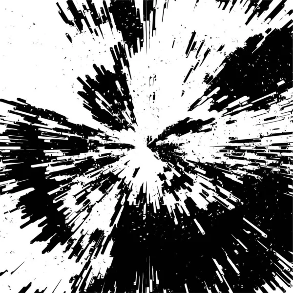 Fondo Grunge Blanco Negro Superficie Abstracta Con Líneas Grietas Ilustración — Archivo Imágenes Vectoriales