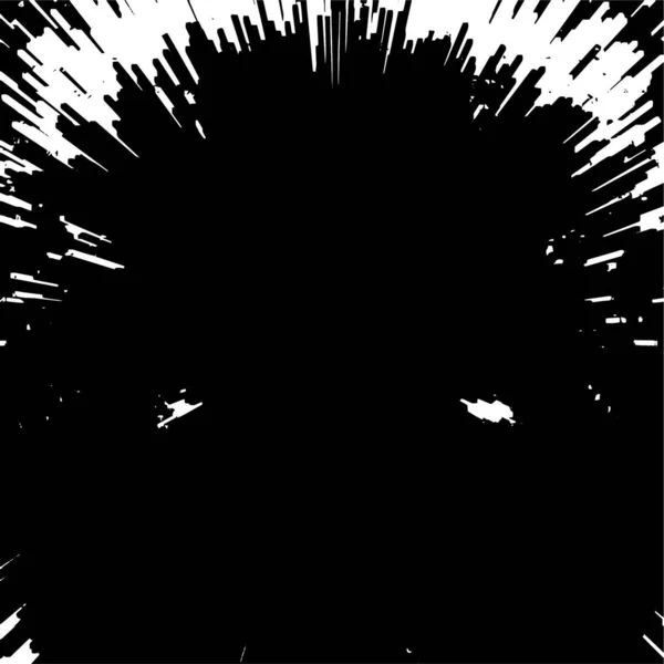 Fekete Fehér Grunge Háttér Elvont Felület Vonalak Repedések Vektor Illusztráció — Stock Vector