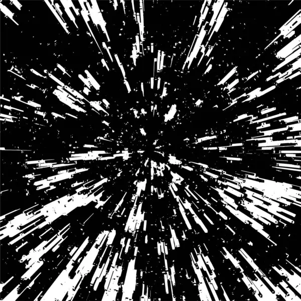 黒と白のグラウンジの背景 抽象的な花火 ベクトルイラスト — ストックベクタ