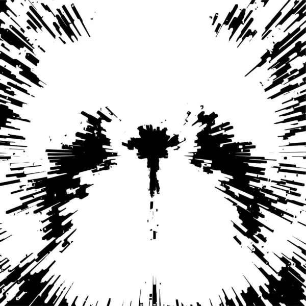 黒と白のグラウンジの背景 抽象的な花火 ベクトルイラスト — ストックベクタ