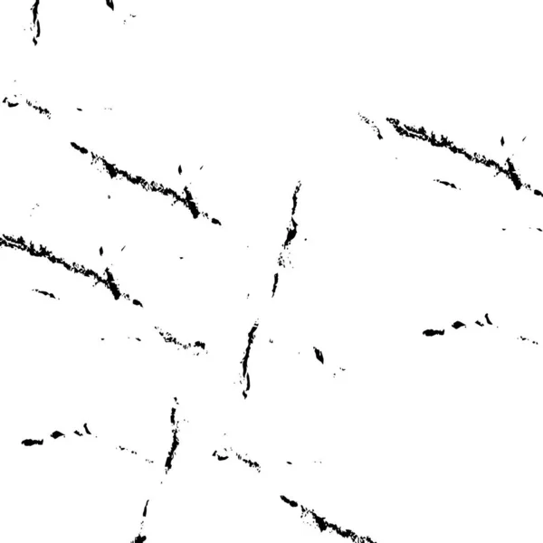 Monochrome Textuur Met Krassen Scheuren — Stockvector