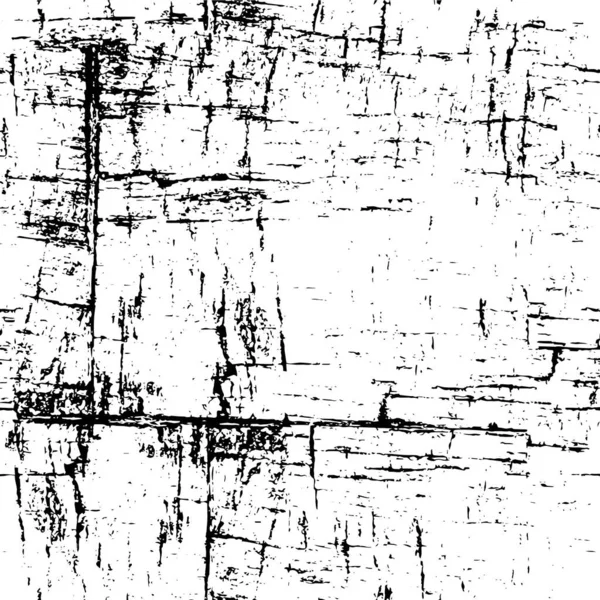 Монохромна Текстура Подряпинами Тріщинами — стоковий вектор