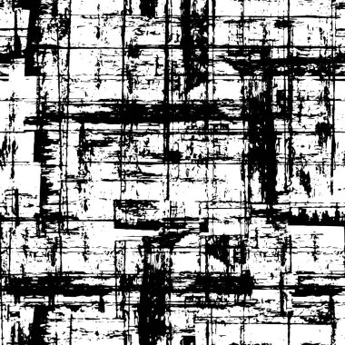 Kaba ve basit bir desen, inişli çıkışlı vuruşlarla yapılmış.