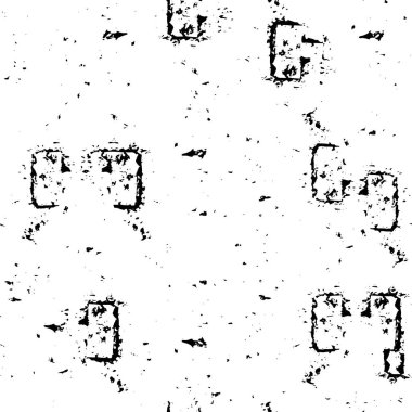 Kaba ve basit bir desen, inişli çıkışlı vuruşlarla yapılmış.