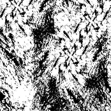 Kaba ve basit bir desen, inişli çıkışlı vuruşlarla yapılmış.